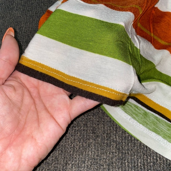 Multi colour striped strapless shorts romper - Picture 3 of 3